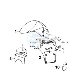 ELYSEO 100 FR drawing FENDERS