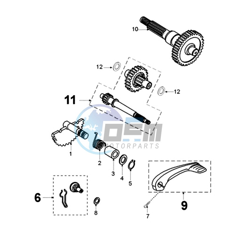 DRIVE SHAFTS / KICKSTARTER