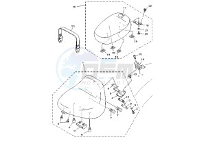 XVS A DRAG STAR CLASSIC 650 drawing SEAT