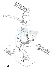 Inazuma 250 drawing HANDLE LEVER