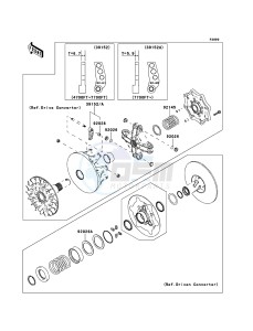 KVF360 4x4 KVF360ACF EU GB drawing Optional Parts(Converter)