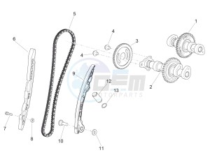 RSV4 1100 RACING FACTORY E4 ABS (APAC) drawing Rear cylinder timing system