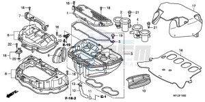 CBR1000RAA Europe Direct - (ED / ABS HRC) drawing AIR CLEANER