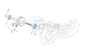 Scarabeo 50 2t e2 net drawing Drive shaft