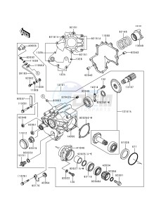 VN 1500 L [VULCAN 1500 NOMAD FI] (L1) [VULCAN 1500 NOMAD FI] drawing FRONT BEVEL GEAR