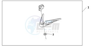 GL18009 Korea - (KO / AB) drawing FRONT FENDER ORNA