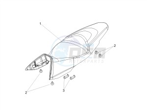 SHIVER 900 ABS (APAC) drawing Saddle