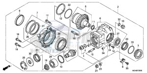 VFR1200XDE CrossTourer - VFR1200X Dual Clutch 2ED - (2ED) drawing FINAL DRIVEN GEAR