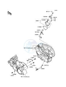 BRUTE FORCE 650 4x4i KVF650FEF EU GB drawing Gear Change Mechanism