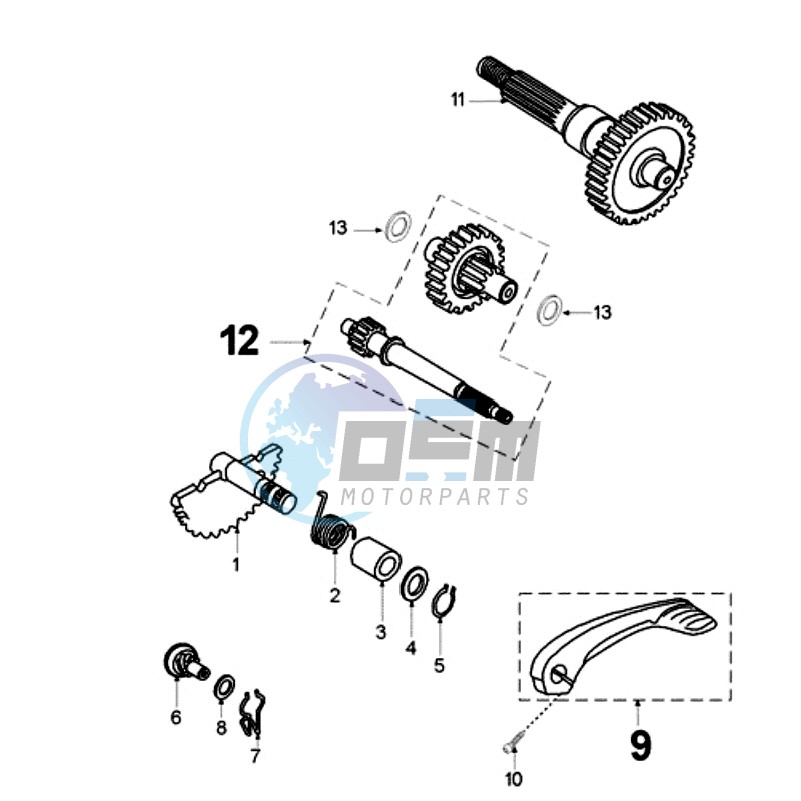 DRIVE SHAFTS / KICKSTARTER