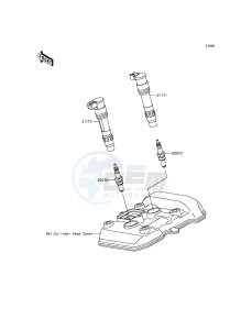 NINJA_300 EX300AFF XX (EU ME A(FRICA) drawing Ignition System