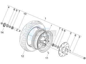 Stalker 50 drawing Front wheel