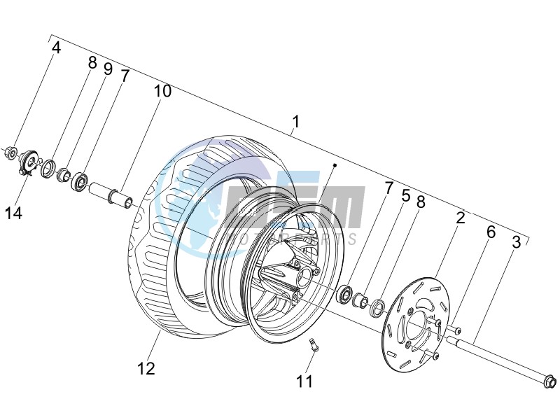 Front wheel