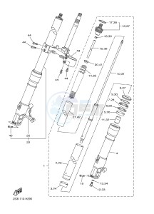 VMX17 VMAX17 1700 (2CEN) drawing FRONT FORK