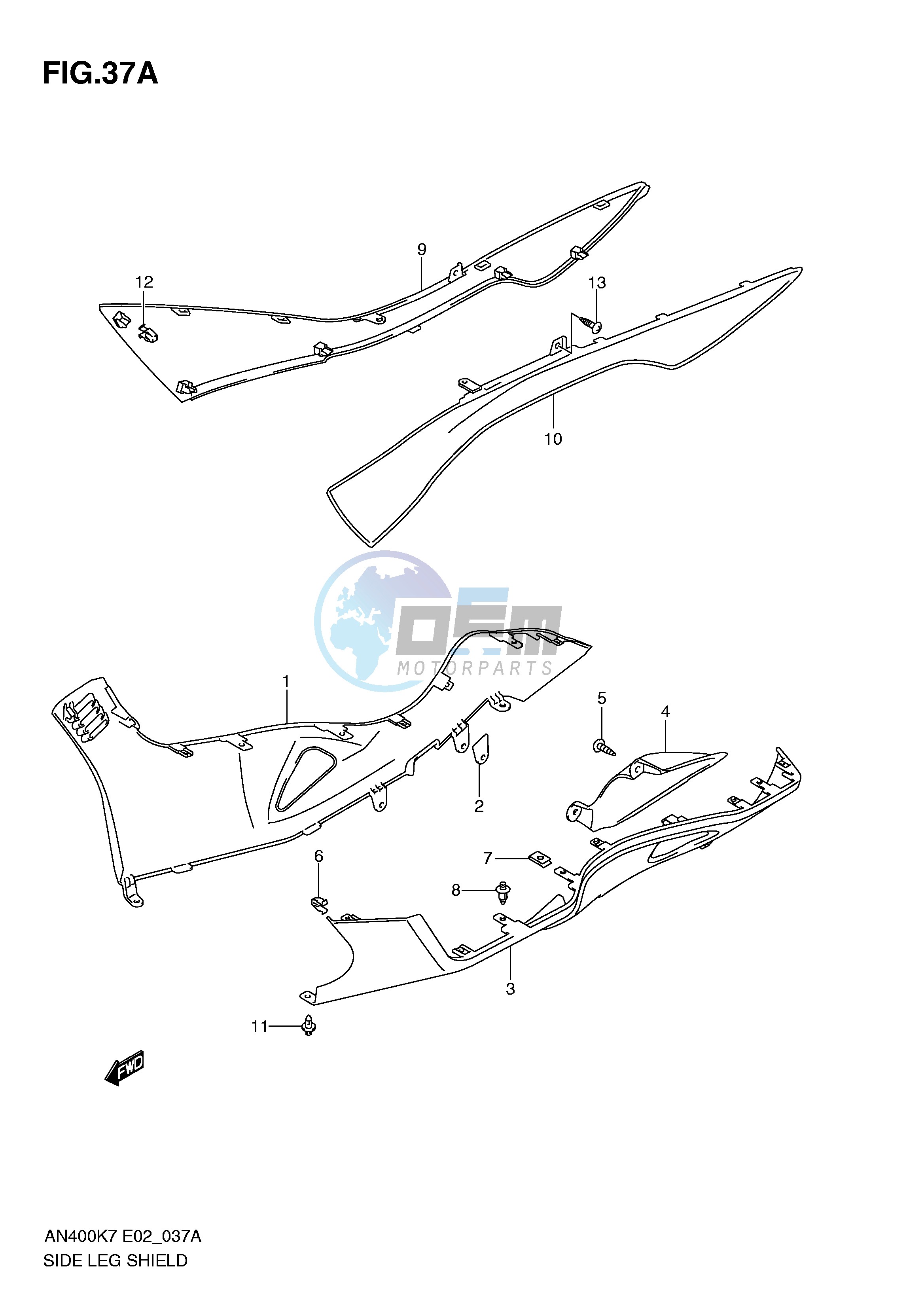 SIDE LEG SHIELD (MODEL K9)