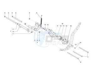 Liberty 150 4t e3 moc drawing Swinging arm