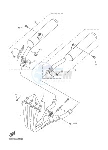 FJR1300-AS (1MD1 1MD2) drawing EXHAUST