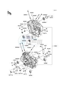 VN900 CLASSIC VN900BDFA GB XX (EU ME A(FRICA) drawing Crankcase