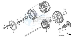 CRF150RB9 Europe Direct - (ED / T19 2ED) drawing CLUTCH