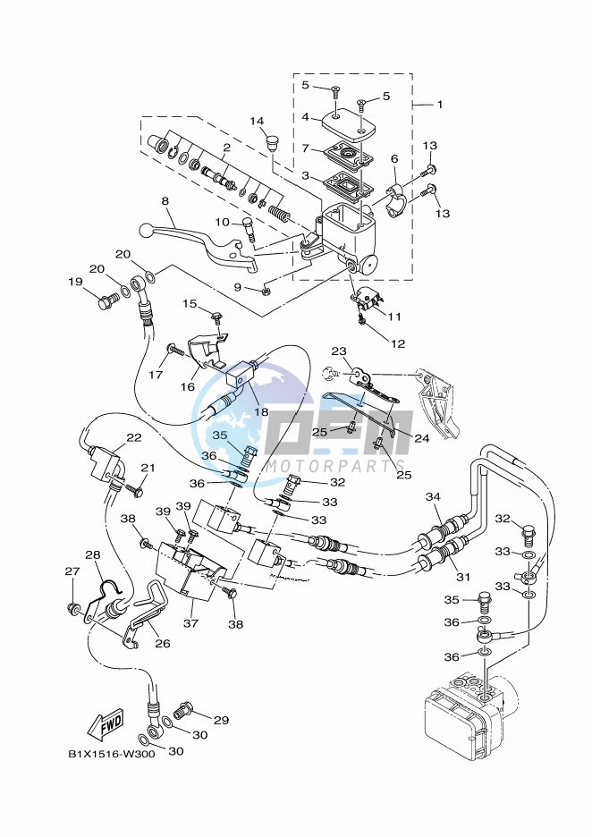 FRONT MASTER CYLINDER