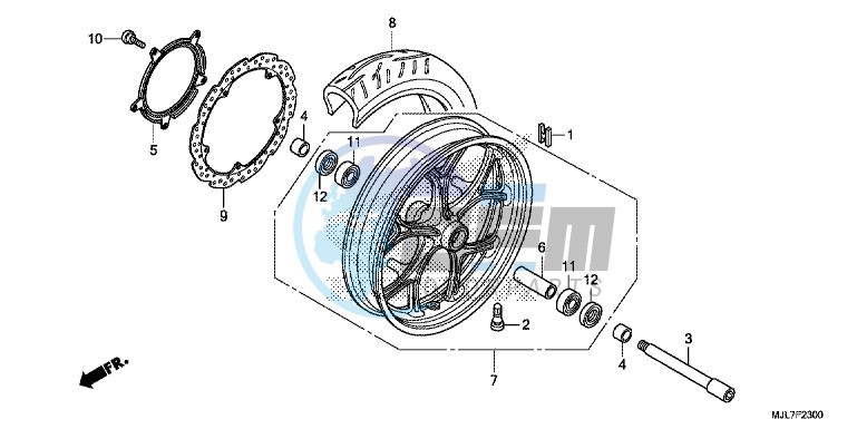 FRONT WHEEL