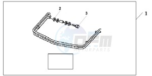 GL18009 France - (F / CMF) drawing TRUNK GUARD PIPE