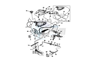 XVS A DRAG STAR CLASSIC 1100 drawing FUEL TANK