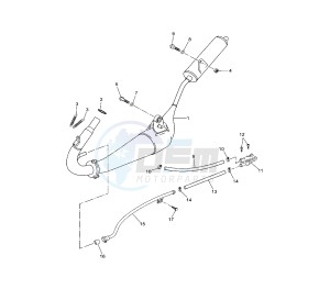 TZR 50 drawing EXHAUST