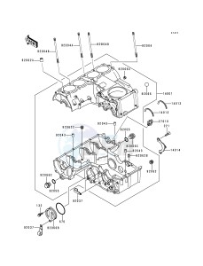 ZR 750 F [ZR-7] (F1) drawing CRANKCASE