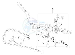 V7 III Special 750 e4 (EMEA) drawing Clutch control