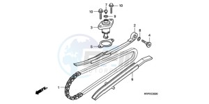 SCV100F9 Australia - (U) drawing CAM CHAIN/TENSIONER