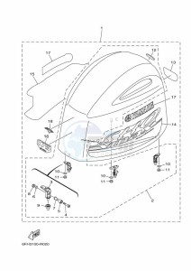 F175B drawing FAIRING-UPPER