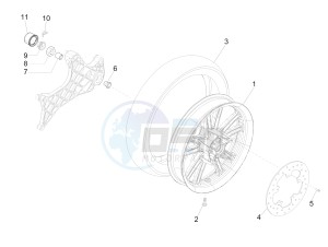 Carnaby 300 4t ie Cruiser drawing Rear Wheel