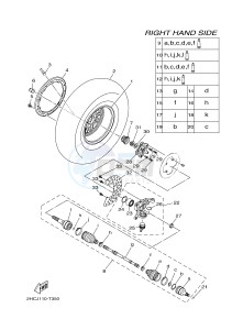 YXZ1000 YXZ10YMSJ (2HCK) drawing FRONT WHEEL 2