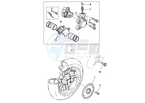 BW'S ORIGINAL 50 drawing FRONT BRAKE CALIPER