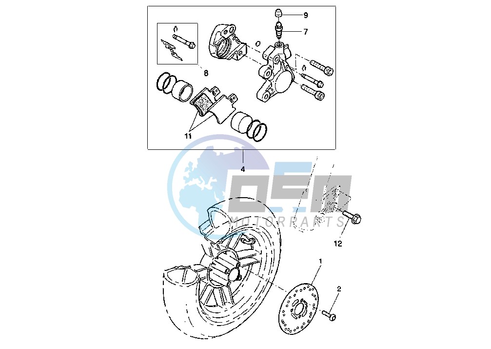 FRONT BRAKE CALIPER