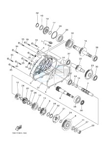 YFM300 RAPTOR 300 (1SC5) drawing TRANSMISSION