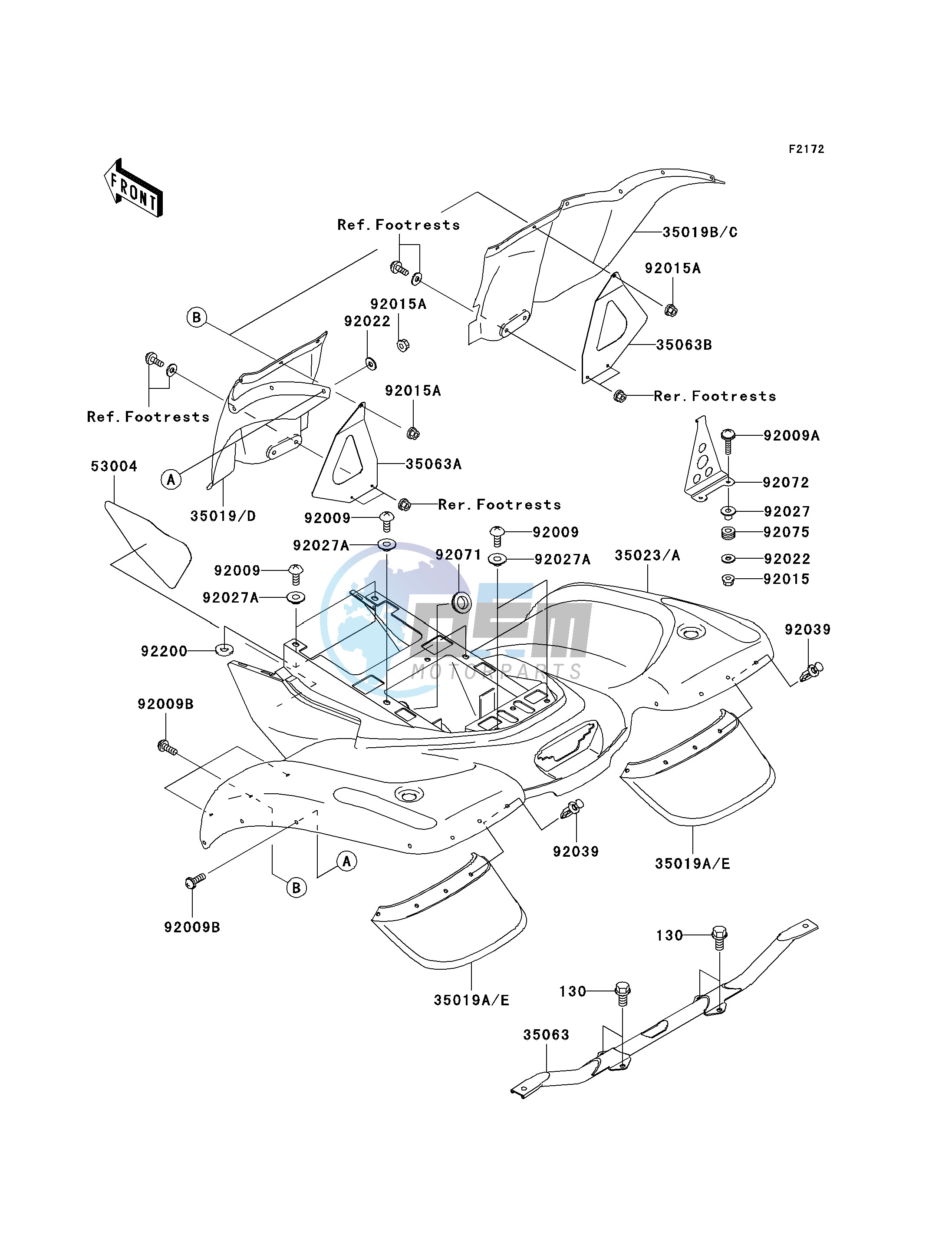 REAR FENDER-- S- -