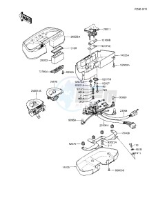 KZ 1000 R [EDDIE LAWSON REPLICA] (R1-R2) [EDDIE LAWSON REPLICA] drawing METERS -- KZ1000-R2- -