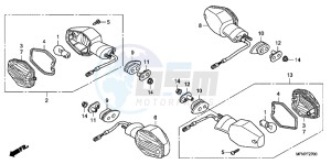 CB1000RC drawing WINKER