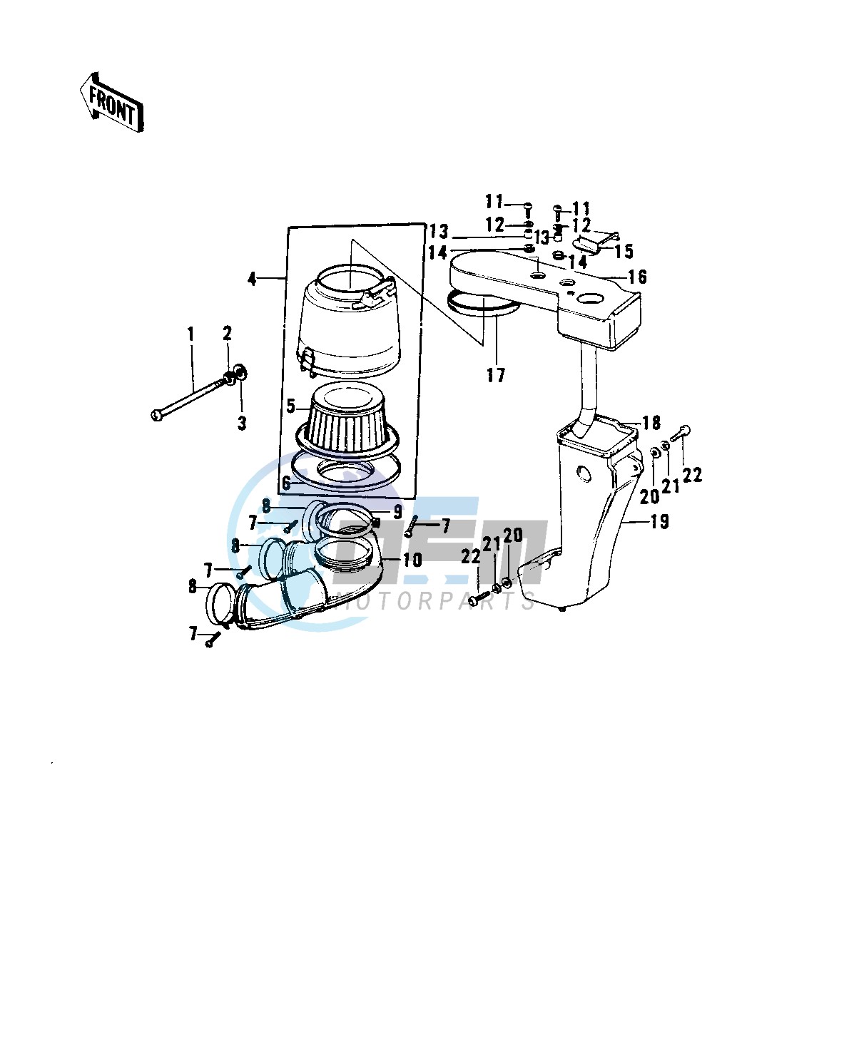 AIR CLEANER -- KH500-A8- -