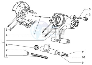 PX 150 E U.S.A. drawing Crankcase