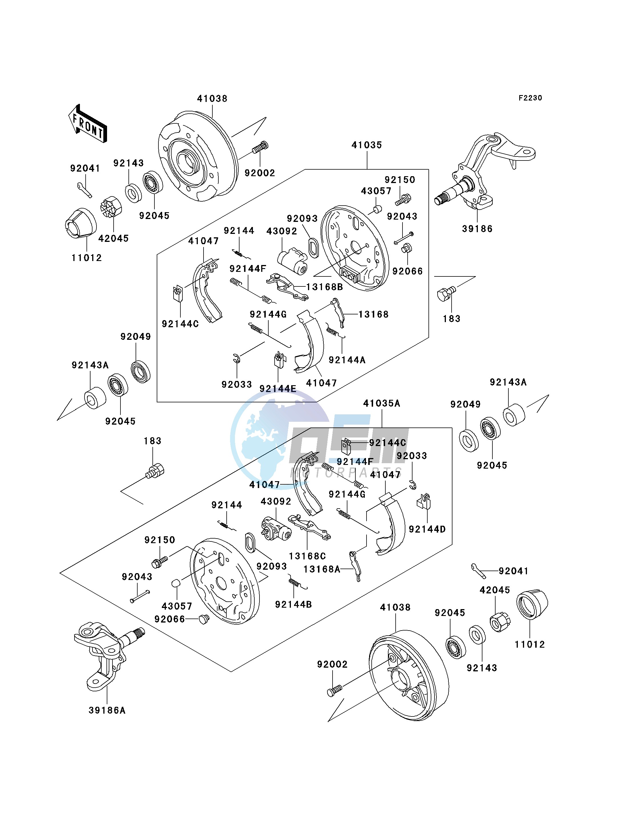 FRONT HUBS_BRAKES