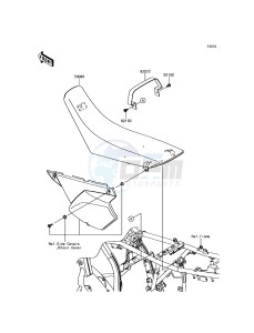 KLX250 KLX250SHF XX (EU ME A(FRICA) drawing Seat