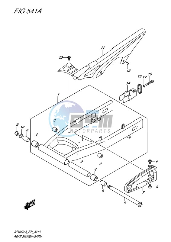 REAR SWINGINGARM