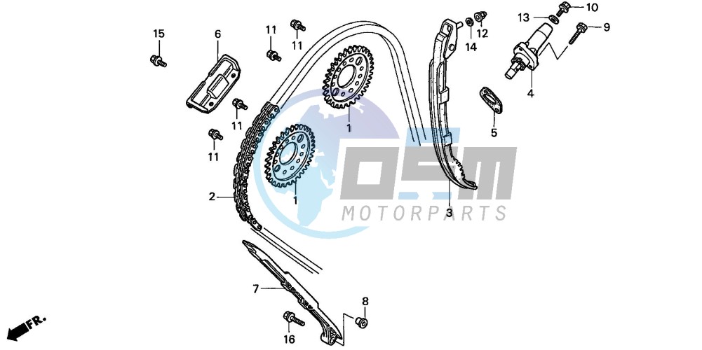 CAM CHAIN/TENSIONER