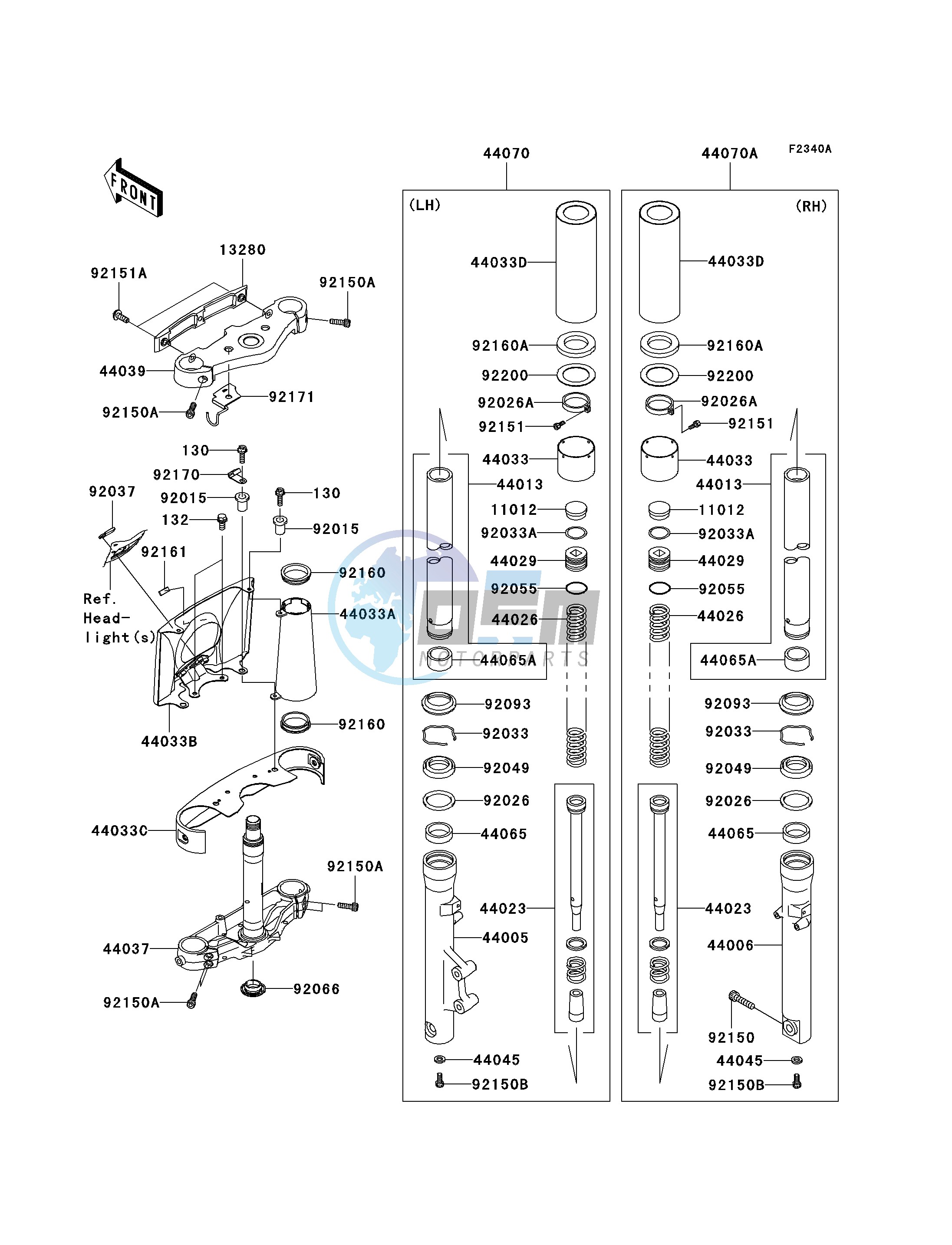 FRONT FORK -- N7F_N7FA_N8F_N8FA- -