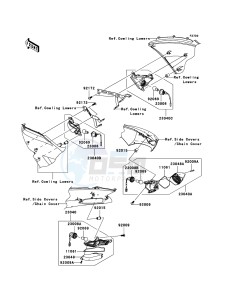 ZZR1400_ABS ZX1400DBF FR GB XX (EU ME A(FRICA) drawing Turn Signals