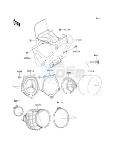 KX 85 A [KX85 MONSTER ENERGY] (A6F - A9FA) A8F drawing AIR CLEANER