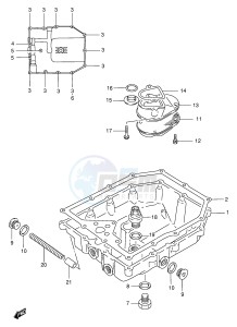 GSX750F (E4) drawing OIL PAN